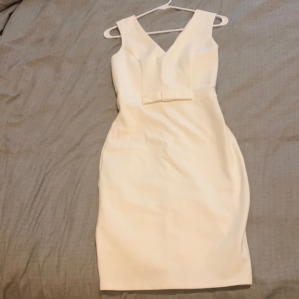 NBW Lulus white bodycon cocktail dress